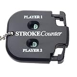 MZY1188 Golf-Schlagzähler,Golf Portable Stroke Putt Score Zähler Zwei Stellen, die Wächter mit Schlüsselketten-Trainingshilfen zählen Golf