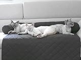 Artur Soja LEOS Sofaschutz Hundebett Couch Hundematte Größen: S-XL (L/XL - 110x110cm, Graphit)