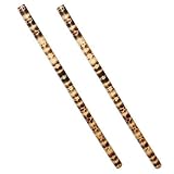 DerShogun 2er Set Tiger Kali Escrima Arnis Stock aus Rattan