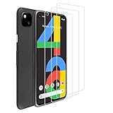 ANEWSIR 3 Stück Displayschutzfolie für Google Pixel 4A Panzerglas, 9H Härte Schutzfolie, Anti-Bläschen, Anti-Kratzen, Displayschutz Folie für Pixel 4A