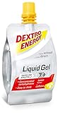 Dextro Energy Liquid Gel Lemon | 1 x 60ml Dextro Energy Gel | Mit Traubenzucker & Koffein | Energieriegel Alternative | 100% Vegan