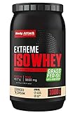 Body Attack Extreme Iso Whey, CFM Whey Protein Isolat aus 100% irischer Weidemilch, glutenfrei, reich an EAAs, perfekt löslich, fettarm, ohne Aspartam, 90,6% Isolat-Anteil (Cookies n Cream 1 kg)