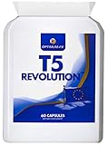 T5 Fettverbrenner für Männer & Frauen - Pillen zum Abnehmen maximale Stärke Diätpillen für Gewichtsverlust - 60 Kapseln Geld-zurück-Garantie T5 Revolution