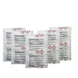 Puritabs Maxi 5X Vorteilspack Sterinova Rudergerät wie Waterrower mit Wassertank, Extra Konzentriert + LevinQ Handschuhe, Gegen Algen, Entkeimungsmittel Chlortabletten