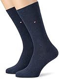 Tommy Hilfiger Herren Socken Th Men Classic 2er Pack, BLICKDICHT, Blau (Jeans), Gr. 39/42