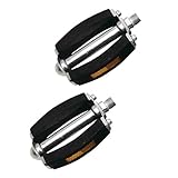 2er BIKE MTB Universal Fahrradpedale mit Refekletoren | Pedalsatz für Fahrrad | Pedale Set mit rutschfesten Grip - im Classic Look