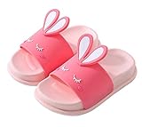 KVbabby Kinder Dusch-& Badeschuhe Jungen Mädchen Ultra-weich Hase Hausschuhe Badelatschen Anti-Rutsch Slipper 33/34 EU = Hersteller 34/35