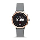 Fossil Damen Digital Smart Watch Armbanduhr mit Silikon Armband FTW6016