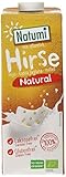 Natumi Hirsedrink Natural Ungesüßt Hirse Drink Bio Veganer Milchersatz, Neutral, 1 ltr (6er Pack)