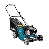Makita PLM4120N Benzin-Rasenmäher 41 cm, Schwarz, Blau, Grau