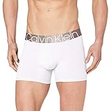 Calvin Klein Herren Trunk Unterwäsche, Weiss, XL