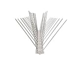 Taubenabwehr, 4 Reihen Spikes auf 50 cm Polycarbonatleiste, Taubenspikes, Vogelabwehr - DIREKT VOM HERSTELLER