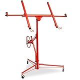 LARS360 Professional XXL Plattenheber Plattenlift, Heber Paneelheber Rigipsplatten Montagehilfe für Decke und Wand - Tragbare 70 kg, Höhenverstellbar 130cm - 270cm