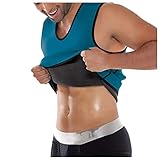 Meclelin Sauna Weste Herren Saunaanzug Sweat Shirt Taillentrainer Top Fitness Shaper Shapewear