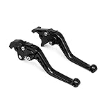 JFG RACING CNC Kurz Verstellbare Bremse Kupplung Hebel für Honda CBF1000/A 10–13, VFR1200/F 16–17, CB1100/Gio Special 13–17, Schwarz