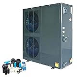 well2wellness ON/Off Pool Wärmepumpe Mida.Quick 21 - Poolheizung mit Einer Heizkapazität bis 18,6 kW Plus Bypass Set Basic + Abdeckung