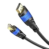 KabelDirekt – Mini Displayport auf Displayport Kabel – 1m (4K 60Hz, Version 1.2 für PC & MAC) – TOP Series