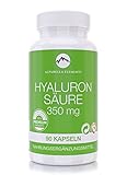 Hyaluronsäure Kapseln von Alparella Elements | 500 - 700 kDa | 90 Kapseln | 350 mg hochdosiert | Made in Germany