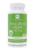 Hyaluronsäure Kapseln von Alparella Elements | 500 - 700 kDa | 90 Kapseln | 350 mg hochdosiert | Made in Germany