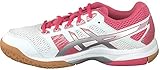 ASICS Damen Gel-Flare 6 Volleyballschuhe, Mehrfarbig (White/Silver/Rouge Red 000), 40 EU