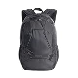 Tucano Doppio Rucksack für 15,6 Zoll MacBook, Laptop, Ultrabook, iPad, Tablet Wasser- und schmutzabweisend mit vielen Details Schwarz