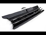 Kühler- Sport- Front- Rippen- Grill ohne Emblem Schwarz Eintragungsfrei mit Haubenfüllstück