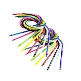 Mimoka - Einweg-Shisha-Schläuche aus Kunststoff - Kompatibel mit allen Arten von Shishas - Hookah - Packung mit 5 Stück (Pack 3)