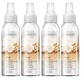 Avon Naturals Vanille und Sandelholz Duftspray – 100 ml (400 ml), 4 Stück