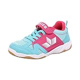 Lico Sport VS Hallenturnschuh Mädchen, Türkis/ Pink/ Weiß, 37 EU