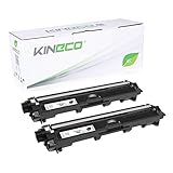 Kineco 2 Toner kompatibel für Brother TN-241 TN241 für Brother MFC-9142CDN, Brother DCP-9022CDW, MFC-9342CDW, MFC-9332CDW, HL-3150CDW, HL-3170CDW - TN-241BK - Schwarz je 2.500 Seiten
