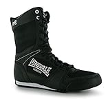 Lonsdale Junior Contender Boxing Stiefel Mid SchnÃ¼rschuhe Sport Boxen Schuhe Schwarz/WeiÃŸ 6.5 (40)