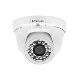 Evtevision 5MP AHD Kamera 4MP TVI/CVI Überwachungskamera IR Nachtsicht Metall Dome Kamera Wetterfest Outdoor/Indoor 33ft IR Entfernung Weitwinkel-Fit für 5MP AHD DVR 4MP TVI/CVI DVR und 960H DVR