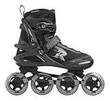 Roces Unisex – Erwachsene Pic TIF Inline Skate, Black-lightgrey, 44