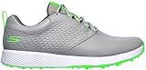 Skechers Elite 4 Herren Golfschuh wasserdicht, Grau (Grau/Limette), 45 EU