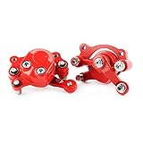 KIMISS Scheibenbremse, vordere hintere Scheibenbremssättel Mechanische Bremsvorrichtung für 43 47 49ccm Fahrrad Mini Motorrad