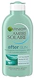 Garnier Ambre Solaire After Sun Beruhigende Feuchtigkeits-Milch, beruhigt und kühlt nach dem Sonnenbad, mit Aloe Vera, 3er Pack (3 x 200 ml)