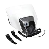 JFG RACING Scheinwerfer Motorrad Scheinwerfer LED Verkleidung Maske Tagfahrlicht für Husqvarna FC250 FC350 FE250 FE350 FX350 Dirt Bike Motocross Enduro Supermoto