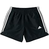 adidas Herren Trainingsshorts Sport Essentials 3-Streifen Chelsea, schwarz/weiß, L, S88113