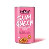 GymQueen Slim Queen Abnehm Shake 420g, Leckerer Diät-Shake zum einfachen Abnehmen, Mahlzeitersatz mit wichtigen Vitaminen und Nährstoffen, 250 kcal pro Portion & ohne Zucker-Zusatz, Salty Caramel