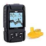 LUCKY Echolot Echt Fisch-Finder Monitor Wireless Sonar Fischfinder