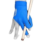 Kamui New 2017 Billard Handschuh – quickdrytm-– Für Rechte Hand, Blau, Blau, Medium