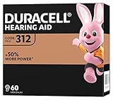Duracell Hörgerätebatterien Größe 312, 60er Pack [Amazon exclusive]