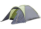 EXPLORER Zelt Langeland 3 Kuppelzelt mit Vordach 205/305x180x120cm 3 Personen 2000mm Wassersäule Outdoor Wandern Familie Camping