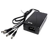 kenable Videoüberwachung CCTV Kamera Strom 12v 5A 5000mA PSU Mit 4 x 2,1 mm DC Adapter [5A 4 Way]