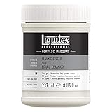 Liquitex 6408 Professional Keramik Stuck Medium, verleiht der Oberfläche das aussehen von Keramik der eines italienischen Freskos - 237ml Töpfchen