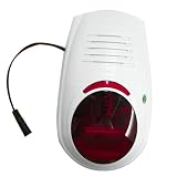 Multi Kon Trade: Funk Aussensirene mit Blitzlicht für unsere Alarmanlagensysteme * 433 MHZ *