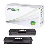Kineco 2 Toner mit CHIP kompatibel mit HP Laser 107a 107 107w MFP 130 MFP 135a MFP 135ag MFP 135w MFP 135wg MFP 137fnw MFP 137fwg MFP 138fnw MFP 138fw MFP 138p MFP 138pn MFP 138pnw W1106A 106A