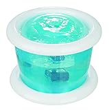Trixie 24464 Wasserautomat Bubble Stream, 3 l/ø 24 cm, blau/weiß