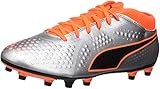 Puma ONE 4 SYN FG, Herren Fußballschuhe, Silber (PUMA Silver-Shocking ORANGE-PUMA Black 01), 46.5 EU (11.5 UK)