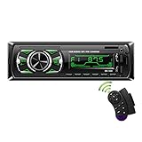 Autoradio mit Bluetooth Freisprecheinrichtung, bedee MP3 Autoradio 1 Din USB Digital Media-Receiver mit SWC Fernbedienung, 7 LED Farben, SD/AUX/FM Radio, Universal für Android/iPhone/iPod Play